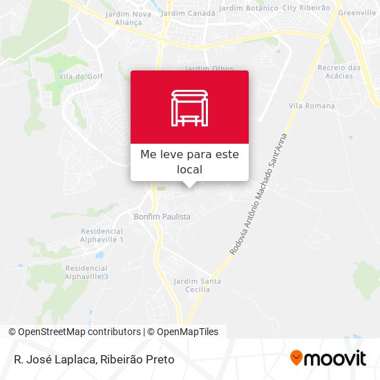 R. José Laplaca mapa