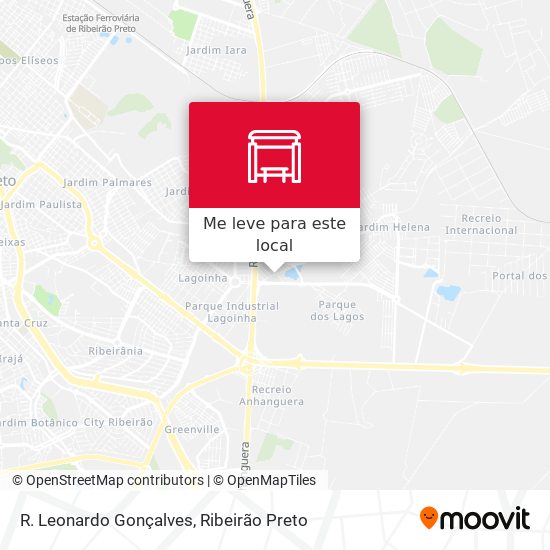 R. Leonardo Gonçalves mapa