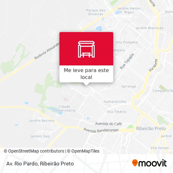 Av. Rio Pardo mapa