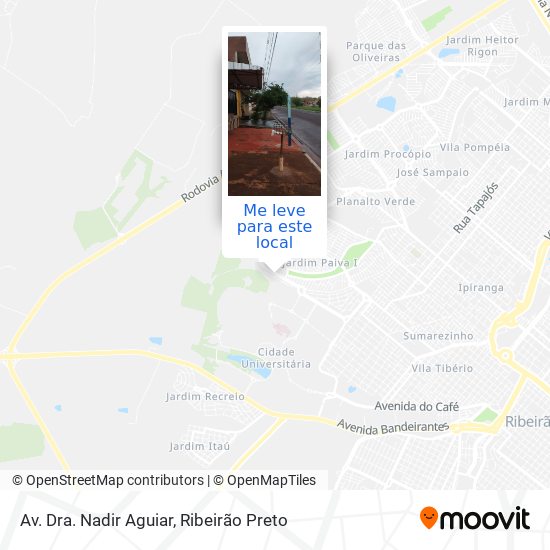 Av. Dra. Nadir Aguiar mapa