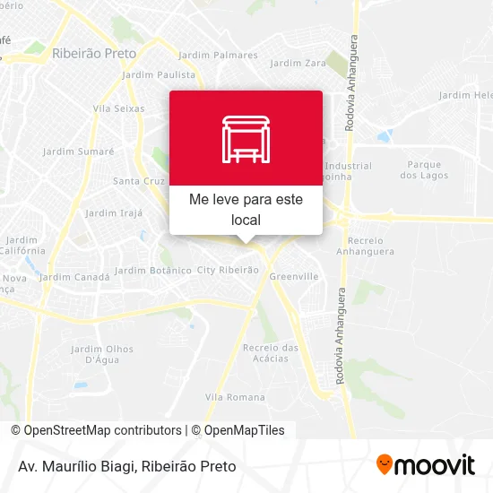 Av. Maurílio Biagi mapa