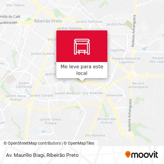 Av. Maurílio Biagi mapa