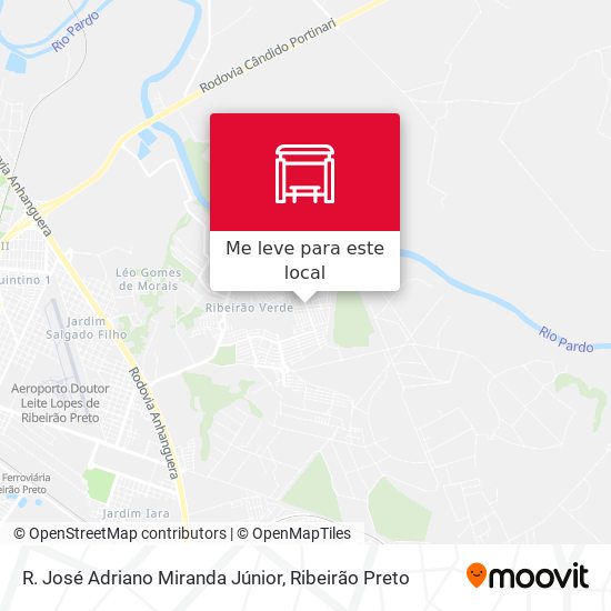 R. José Adriano Miranda Júnior mapa