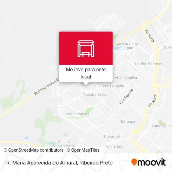 R. Maria Aparecida Do Amaral mapa