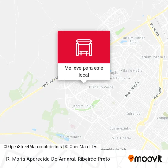 R. Maria Aparecida Do Amaral mapa