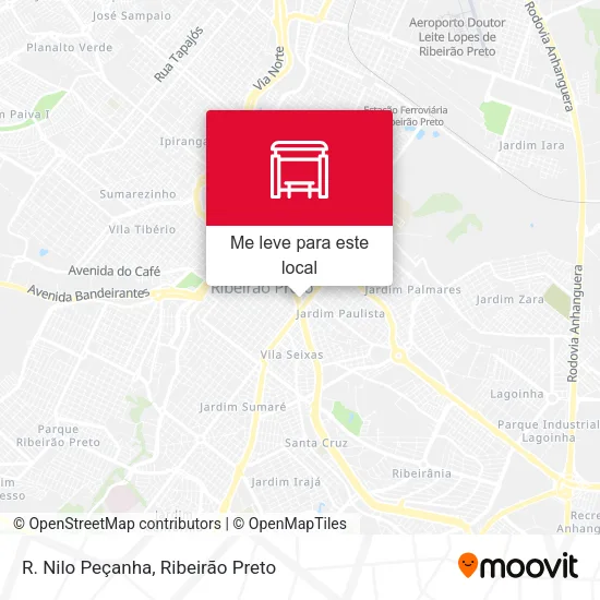 R. Nilo Peçanha mapa