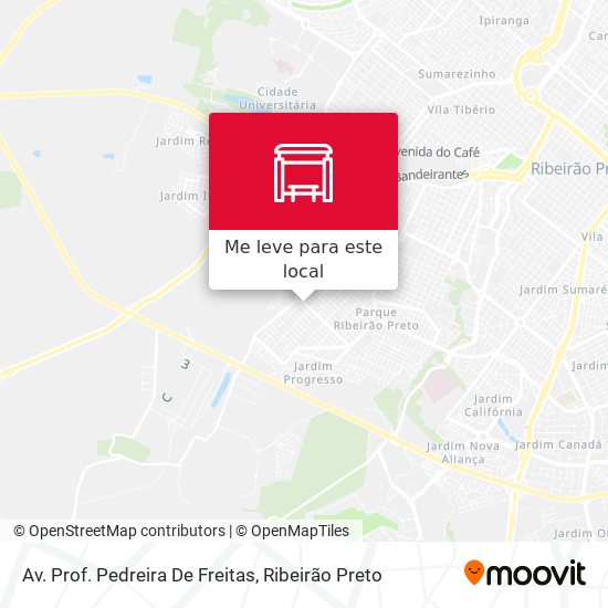 Av. Prof. Pedreira De Freitas mapa