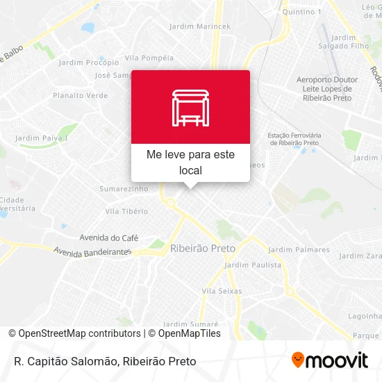 R. Capitão Salomão mapa