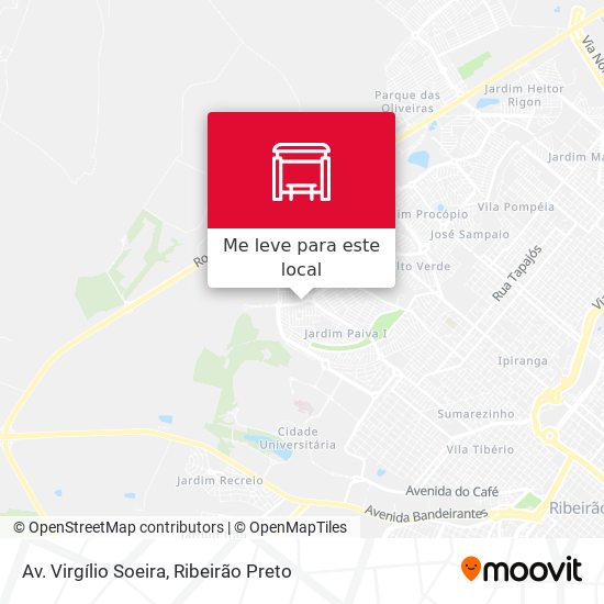 Av. Virgílio Soeira mapa