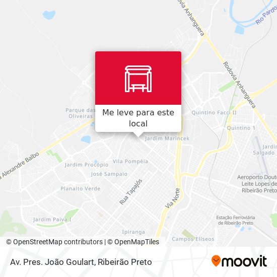 Av. Pres. João Goulart mapa