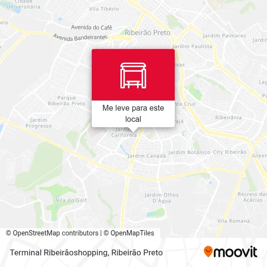 Terminal Ribeirãoshopping mapa