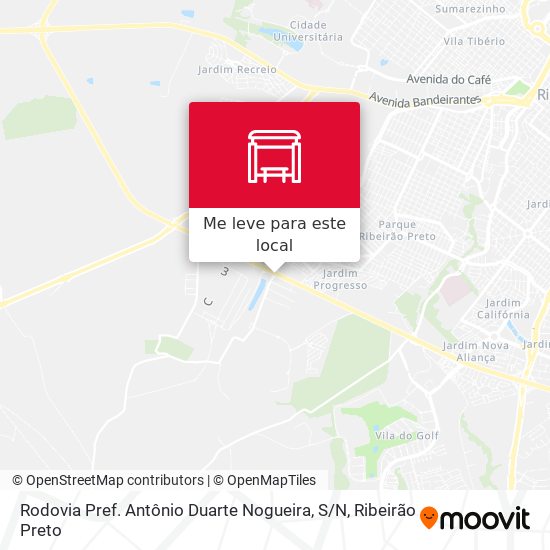 Rodovia Pref. Antônio Duarte Nogueira, S / N mapa