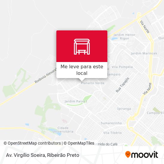 Av. Virgílio Soeira mapa