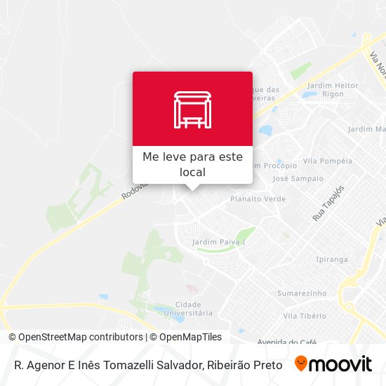 R. Agenor E Inês Tomazelli Salvador mapa