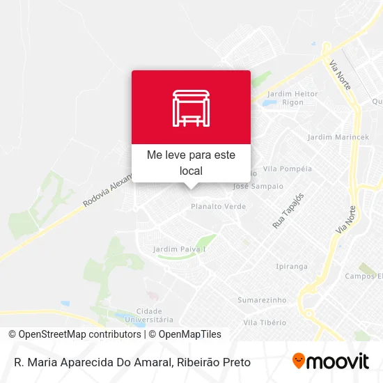 R. Maria Aparecida Do Amaral mapa