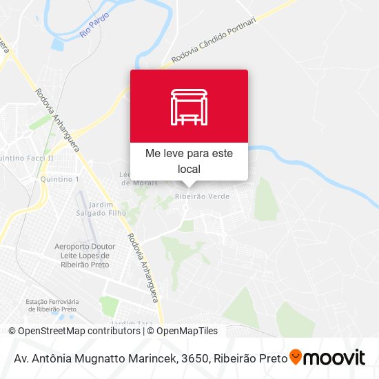 Av. Antônia Mugnatto Marincek, 3650 mapa