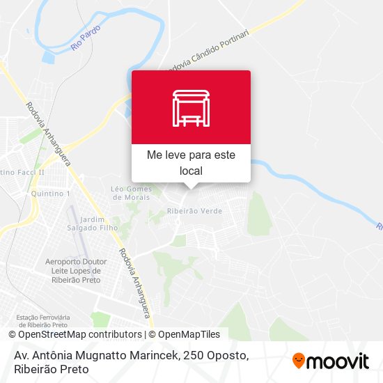 Av. Antônia Mugnatto Marincek, 250 Oposto mapa