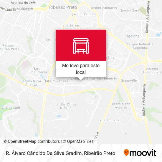 R. Álvaro Cândido Da Silva Gradim mapa