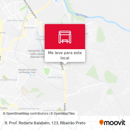 R. Prof. Rodarte Balabém, 123 mapa