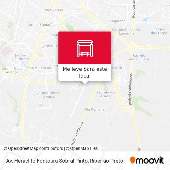 Av.  Heráclito Fontoura Sobral Pinto mapa