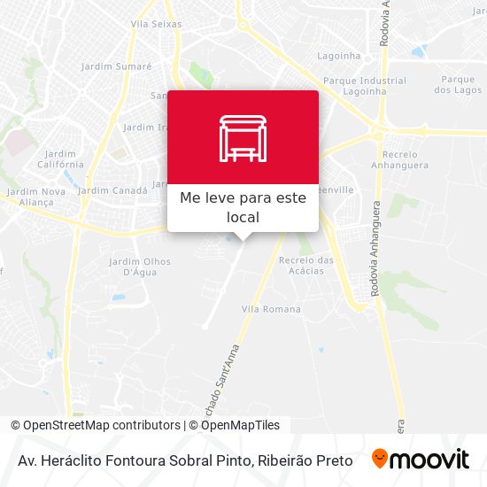 Av.  Heráclito Fontoura Sobral Pinto mapa