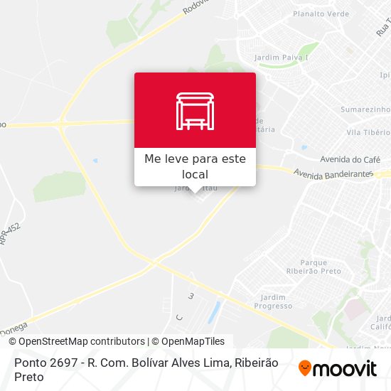 Ponto 2697 - R. Com. Bolívar Alves Lima mapa
