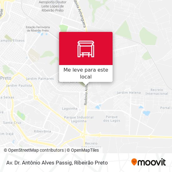 Av. Dr. Antônio Alves Passig mapa