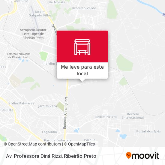 Av. Professora Diná Rizzi mapa
