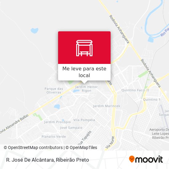 R. José De Alcântara mapa