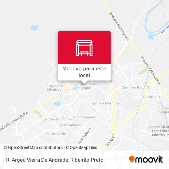 R. Argeu Vieira De Andrade mapa