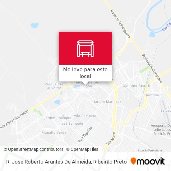 R. José Roberto Arantes De Almeida mapa