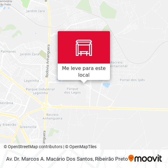 Av. Dr. Marcos A. Macário Dos Santos mapa
