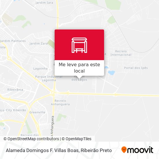 Alameda Domingos F. Villas Boas mapa