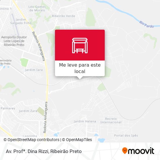 Av. Profª. Dina Rizzi mapa