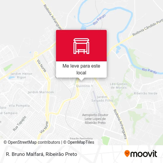 R. Bruno Malfará mapa