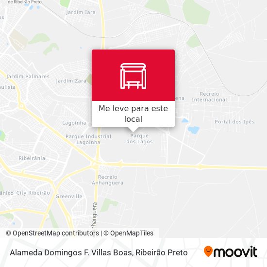 Alameda Domingos F. Villas Boas mapa