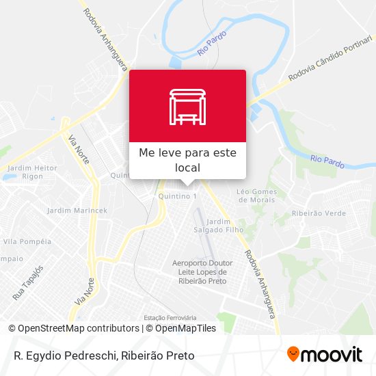 R. Egydio Pedreschi mapa