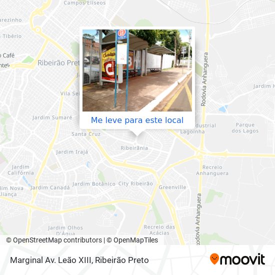Marginal Av. Leão XIII mapa