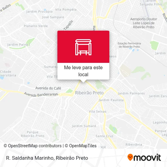 R. Saldanha Marinho mapa