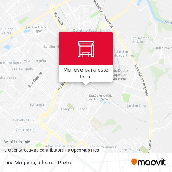 Av. Mogiana mapa