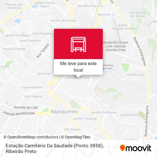 Estação Cemitério Da Saudade (Ponto 3858) mapa