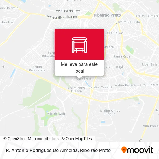R. Antônio Rodrigues De Almeida mapa