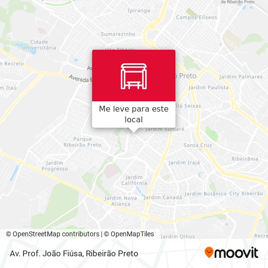 Av. Prof. João Fiúsa mapa