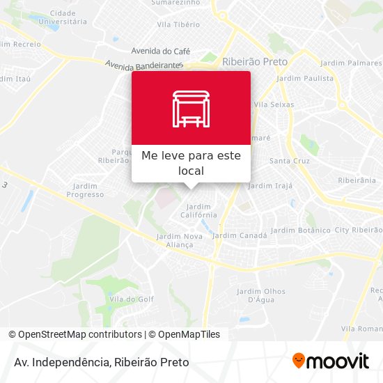 Av. Independência mapa
