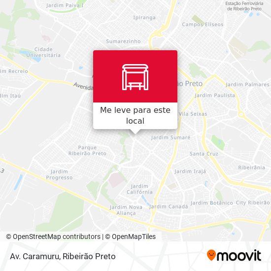 Av. Caramuru mapa