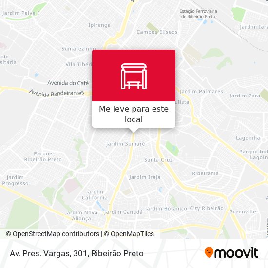 Av. Pres. Vargas, 301 mapa