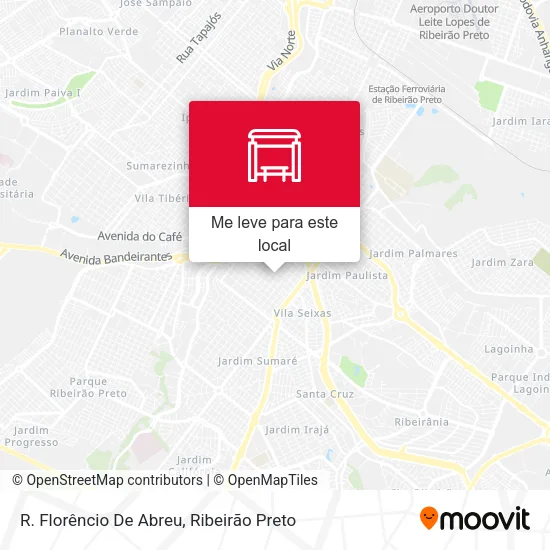 R. Florêncio De Abreu mapa