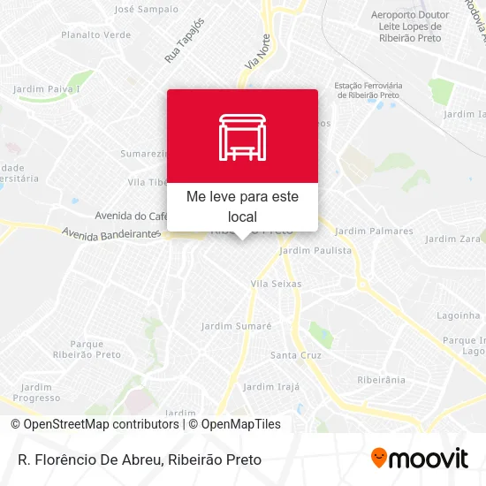 R. Florêncio De Abreu mapa