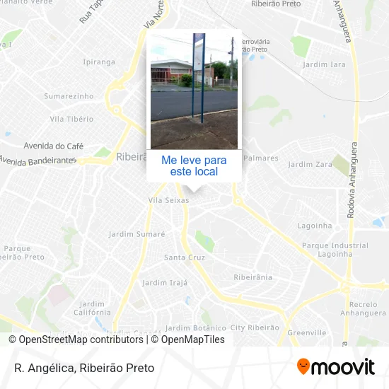 R. Angélica mapa