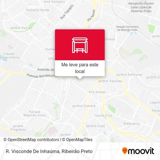 R. Visconde De Inhaúma mapa